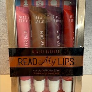 Lip Gel Butter Balm Set - Red, Pink, Brown